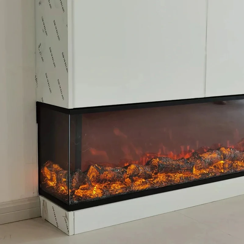 Linear Fireplace Double Sided Electric Wall Heater Electric