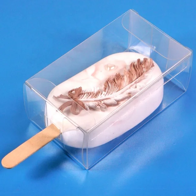 clear transparent popsicle ice cream cake