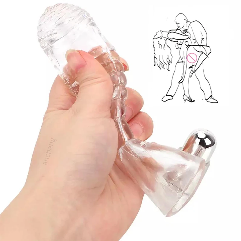 Hot-Selling Food Grade TPE Penis Condom With Vibrator & Clitoris Stimulator  for Delayed Ejaculation – Reusable Sex Toy