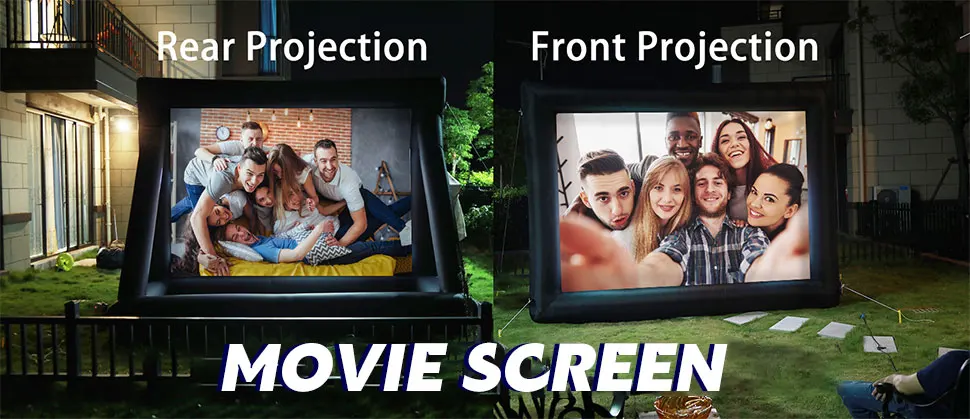 17ft Outdoor Inflatable Movie Screen 