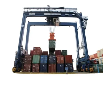 RTG Rubber Tyred Gantry Crane 30 ton Port Container Crane Straddle Carriers