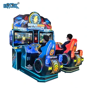 Super Burn Racing Dynamic Motion Seat Coin Operated Arcade Video Game Driving Simulator Two-person Racing Game Machine
