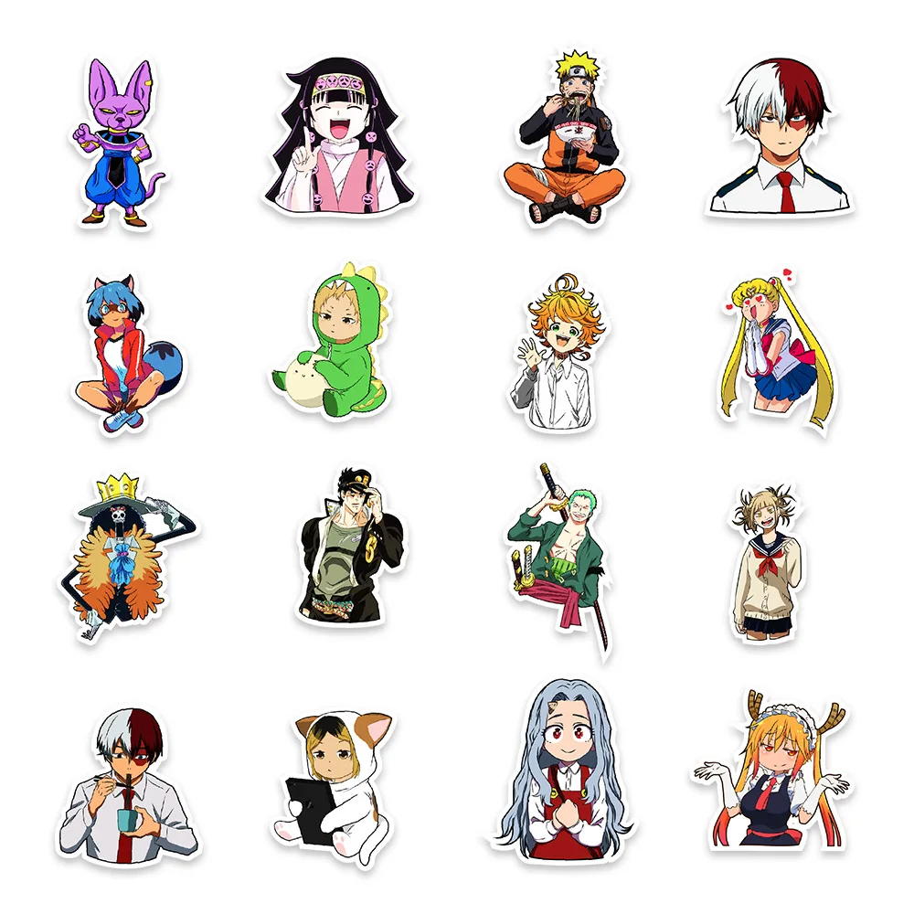 50 pçs bolha chá adesivos paster personagens dos desenhos animados anime  filme engraçado decalques diy telefone decorações à prova dwaterproof água  etiqueta do portátil - AliExpress