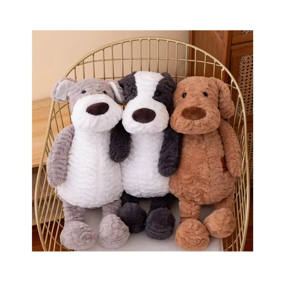 Adorables Schnauzer Border Collie Golden Dog Puppy Dog Stuffed Animal Plush Toys