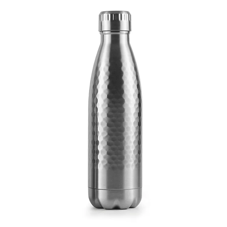 Double Wall Stainless Steel Water Bottle Vacuum Insulated Black Thermos  Flask