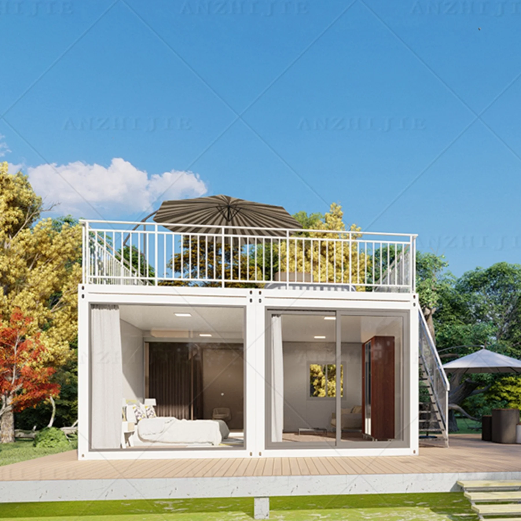 Prefabricated Villa  Customized Tiny House for Sale