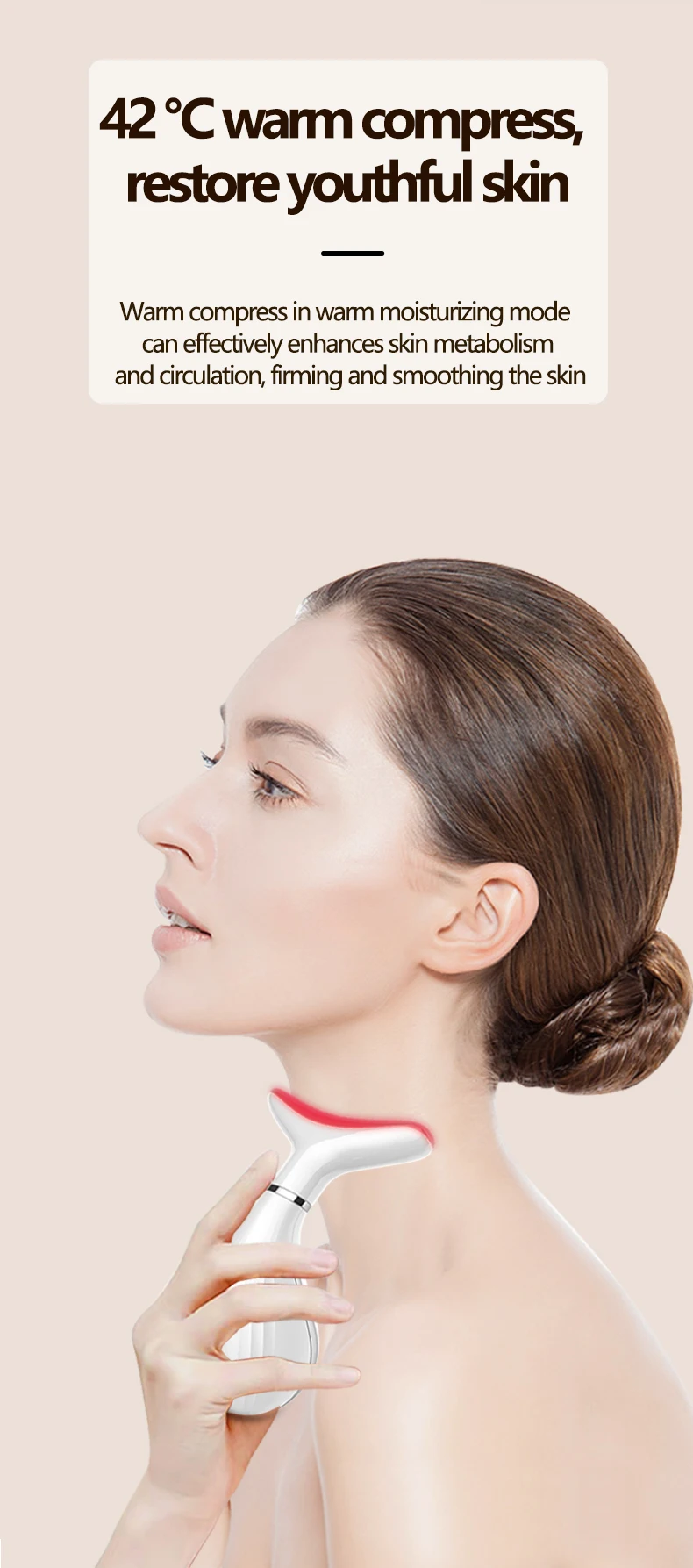 Neck Face Lifting Massager Face Sculpting Tool Skin Rejuvenation Device for Anti Aging Lifting and Tightening Sagging Skin