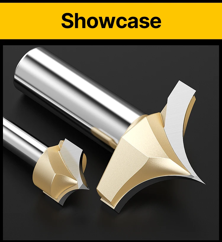 IRWIN 1/4-in Carbide-Tipped Roundover Router Bit At
