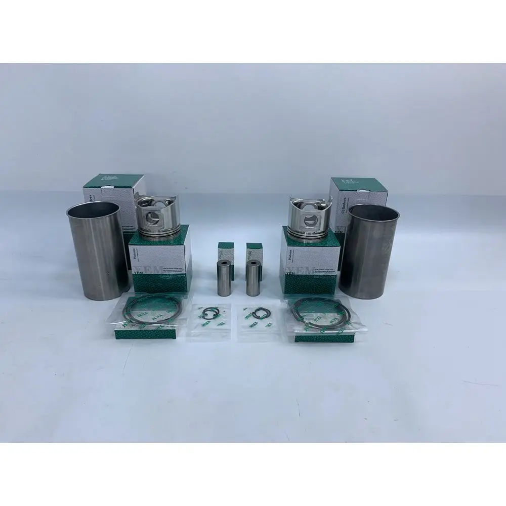 B6000 Engine Cylinder Liner Kit With Pistons Rings Liner for Bobcat Scarifier for Kubota Engine 4