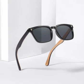 2024 Eco Fashion Sun Glasses Logo Gafas Plastic Sunies Custom men women wood