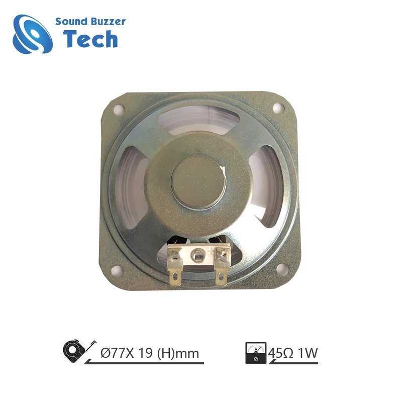 Clear Sound Speaker for Emergency Intercom System 3 Inch Waterproof Horn 77mm Loud Speaker 45 Ohms