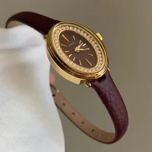 2026 New Medieval Quartz Watch Inlaid with Rhinestones Luxurious and Personalized Women's Watch Vintage Watch