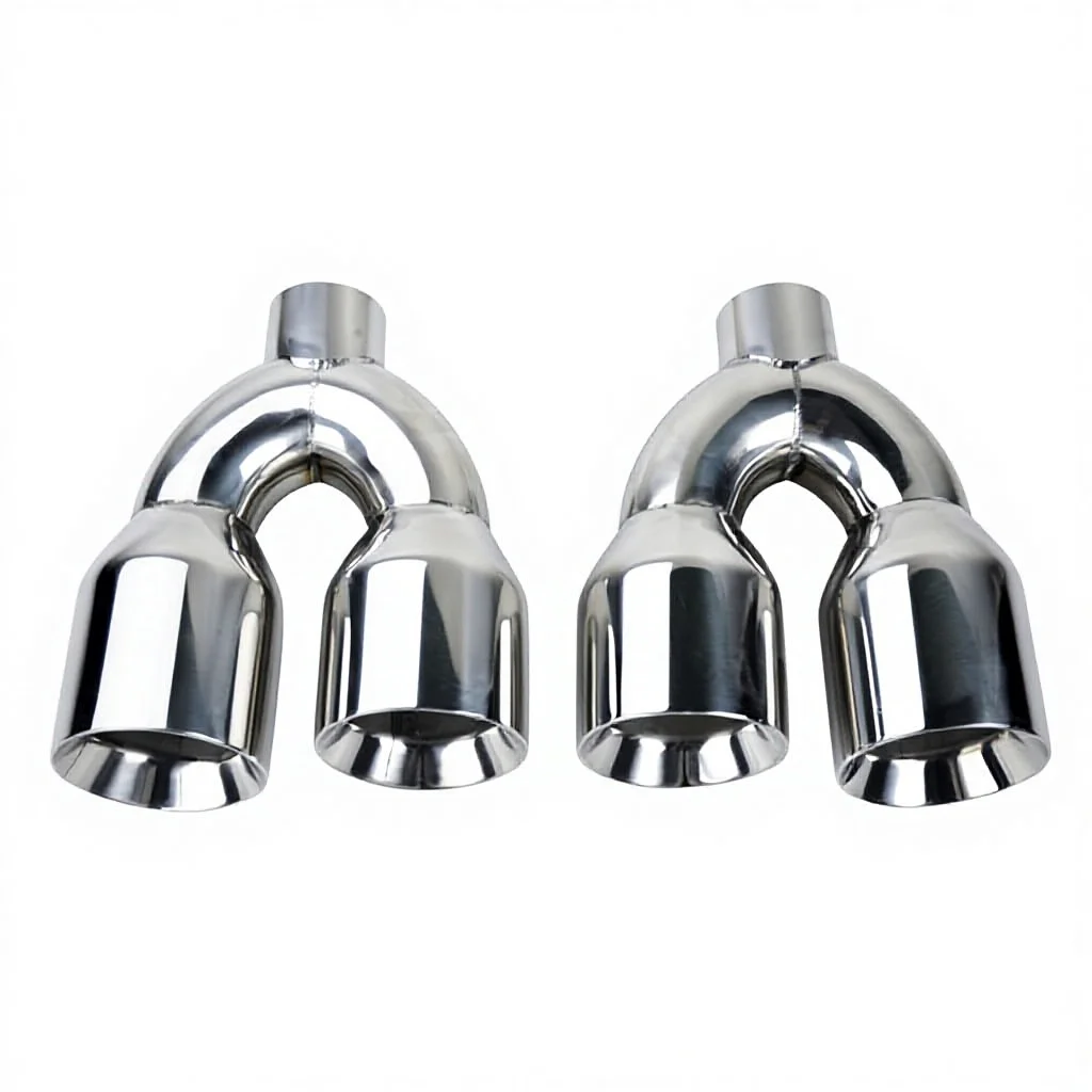 2 STAINLESS STEEL DUAL EXHAUST TIPS PAIR 3.0 3.5 Camaro Trans Am 3 3.- MMI SPEE