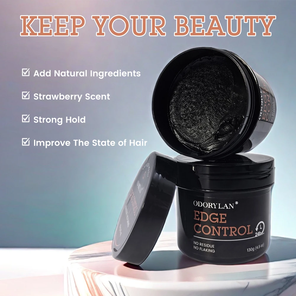Customized Non Greasy Smooth Edge Booster Edge Control Style Factor Whole Sale Hair Styling