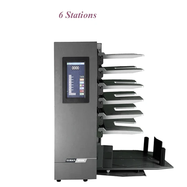 Automatic Stitching System Paper Gathering Folding Machines Staples Booklet Maker Machine 6 10 12 20 Stations Paper Collator