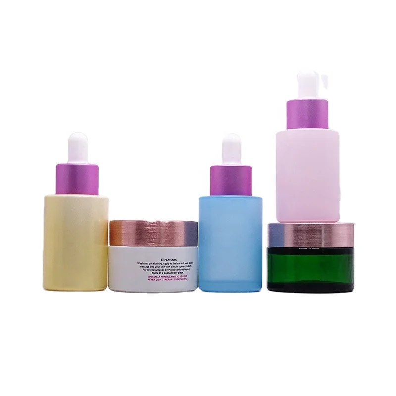 30ml Essential Oil Glass Dropper Bottle Face Skin Care Packaging Cosmetic Serum Bottle 30 ml With Packaging Box