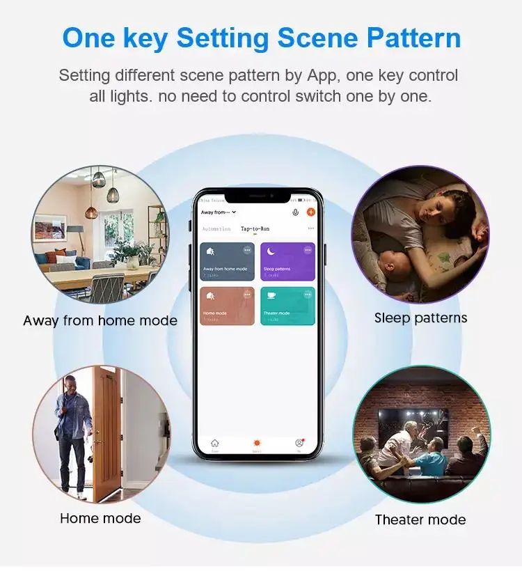 Smart Home Automation System Wifi Light Switch 1 2 3 Gang