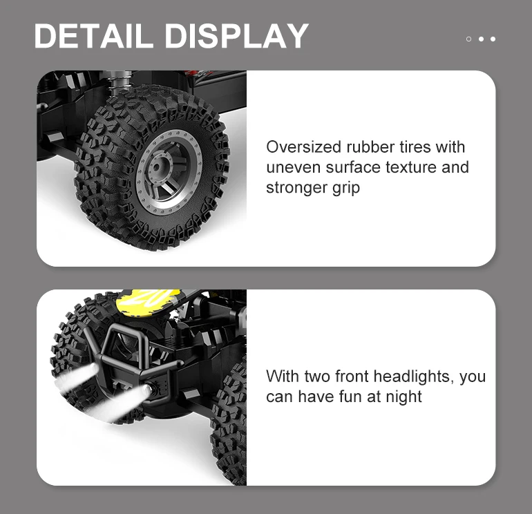 Chengji 2.4G off Road Climbing Car Diecast Truck 1:18 Alloy Rc High Speed Remote Control off Road Racing Car