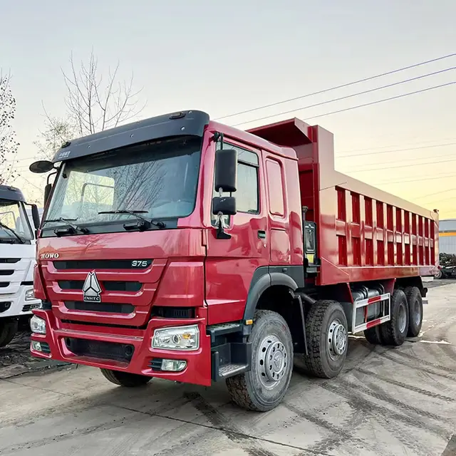 Sinotruck Howo 30 40 Ton Dump Trucks 6x4 375hp Euro2 Heavy Duty New and Used Dump Tipper Trucks for Africa