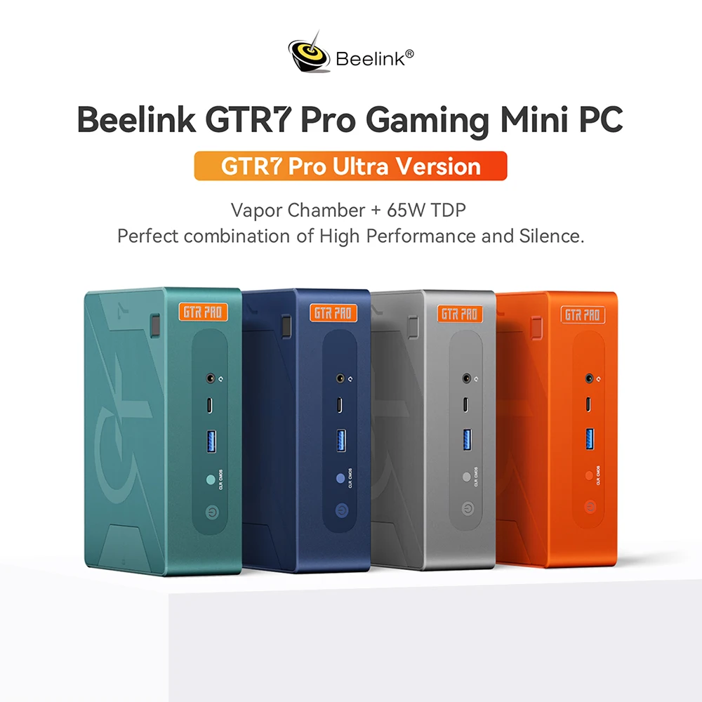 Beelink GTR7 PRO R9 7940HS ミニPC 32GB RAM 1TB SSD 4K UHD対応
