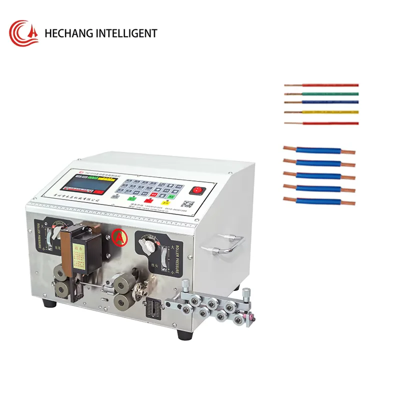 HC-515A Automatic Computer Wire Cutter and Stripper Copper Wire Insulation Removal Machine Wire Cutting and Stripping Machine