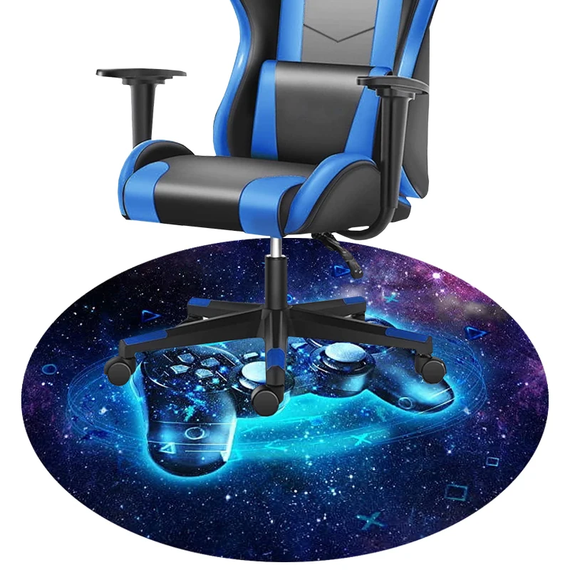 Non-slip Pvc E-sport Chair Mat Floor Protector Custom Gaming Computer Chair Floor Mat
