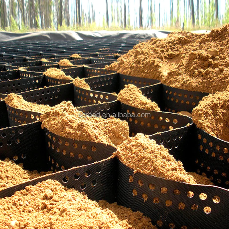 product high quality hdpe geocells durable retaining wall drive slope protection made from high quality pp material outdoor use-12