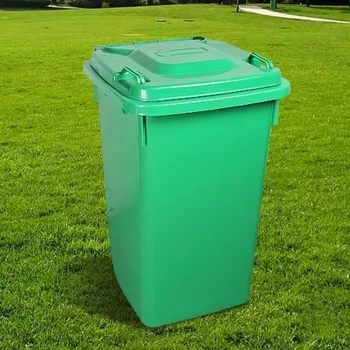 Outdoor Plastic Trash Garbage Waste Container Large Garbage Bin Plastic ...