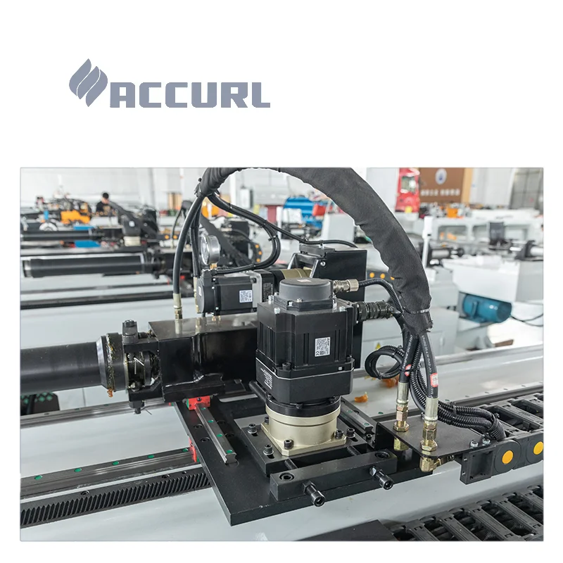 Accurl 80CNC Automatic Hydraulic Pipe Bender New Stainless Steel Carbon Steel Aluminum Plastic Alloy Steel Pipe Bending Machine