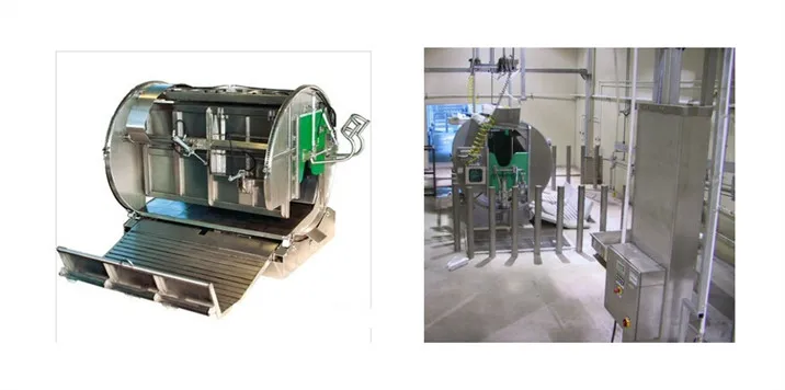 Livestock Slaughtering Equipment Hydraulic Halal Cattle Killing Camel Box Slaughtering Machine