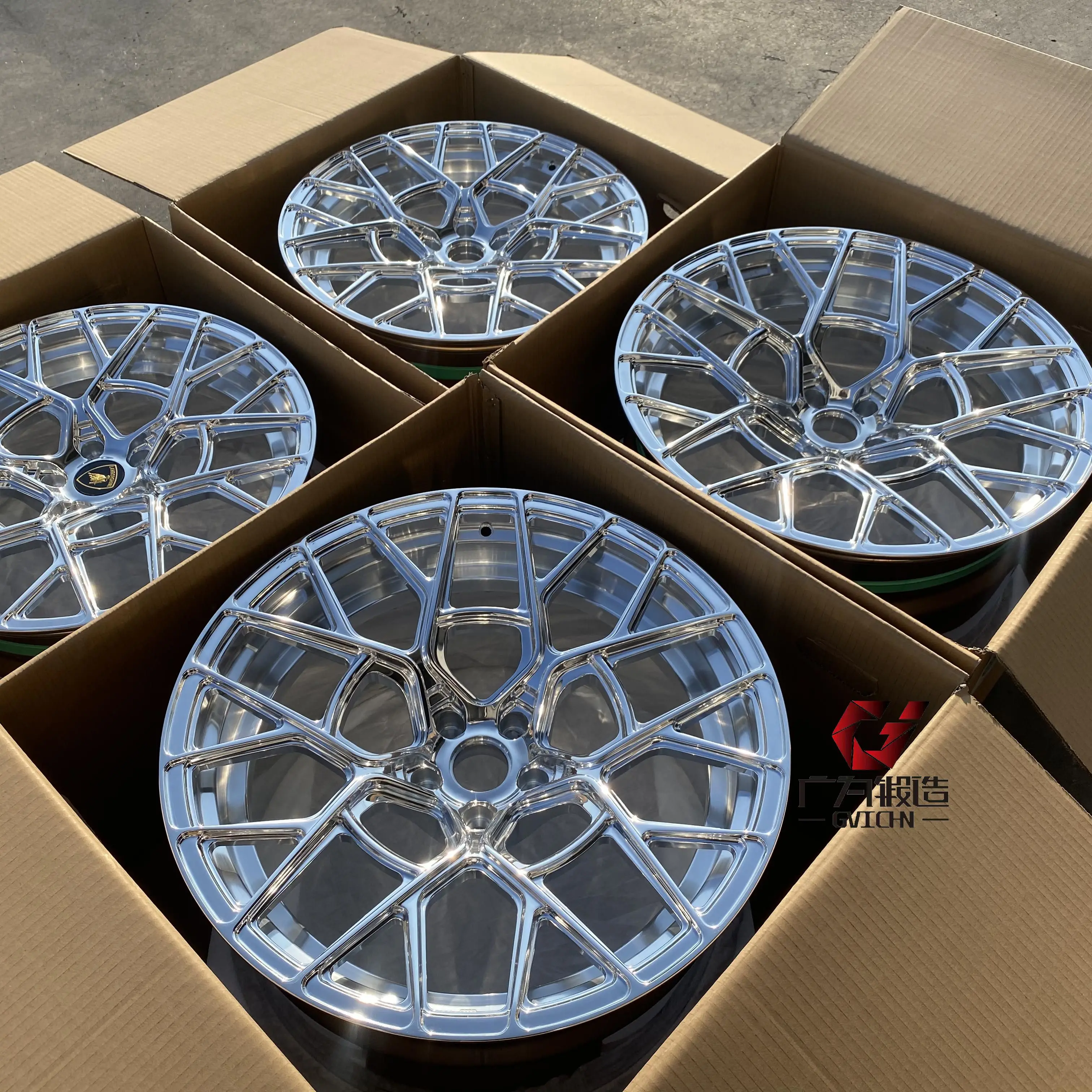 GVICHN Custom 16 17 18 19 20 21 22 inch Forged 6061 T6 Alloy Wheel Rim 5x112 5x114.3 5x120 Concave Racing Passenger Car Wheels