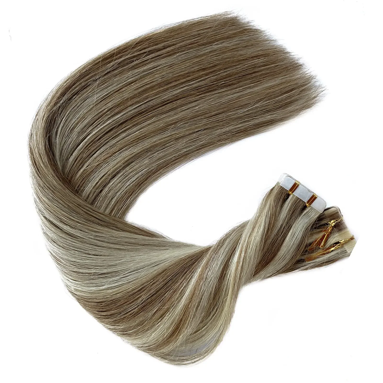 Tape-Haarverlängerungen, Tape-in-Echthaar, nahtlos, Hautschuss, 16-26 Zoll, unbehandeltes Haar_voghion.com