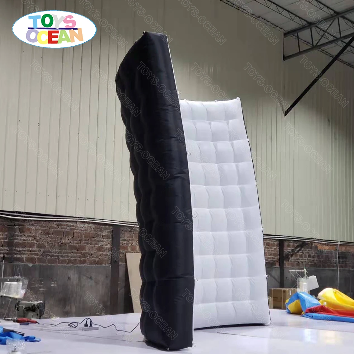 Inflatable Backdrop - Multi Color Inflatable Wall with LED Strips