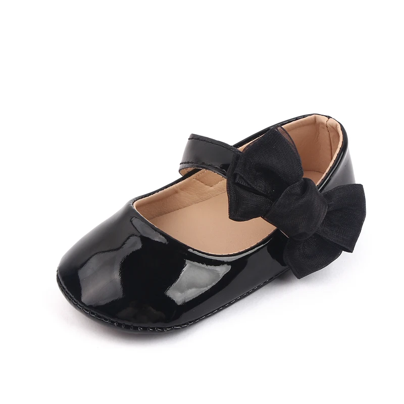 High Quality Soft PU Leather Baby Toddler Girl Shoes Prewalker Girl Princess Shoes 2025 manufacture