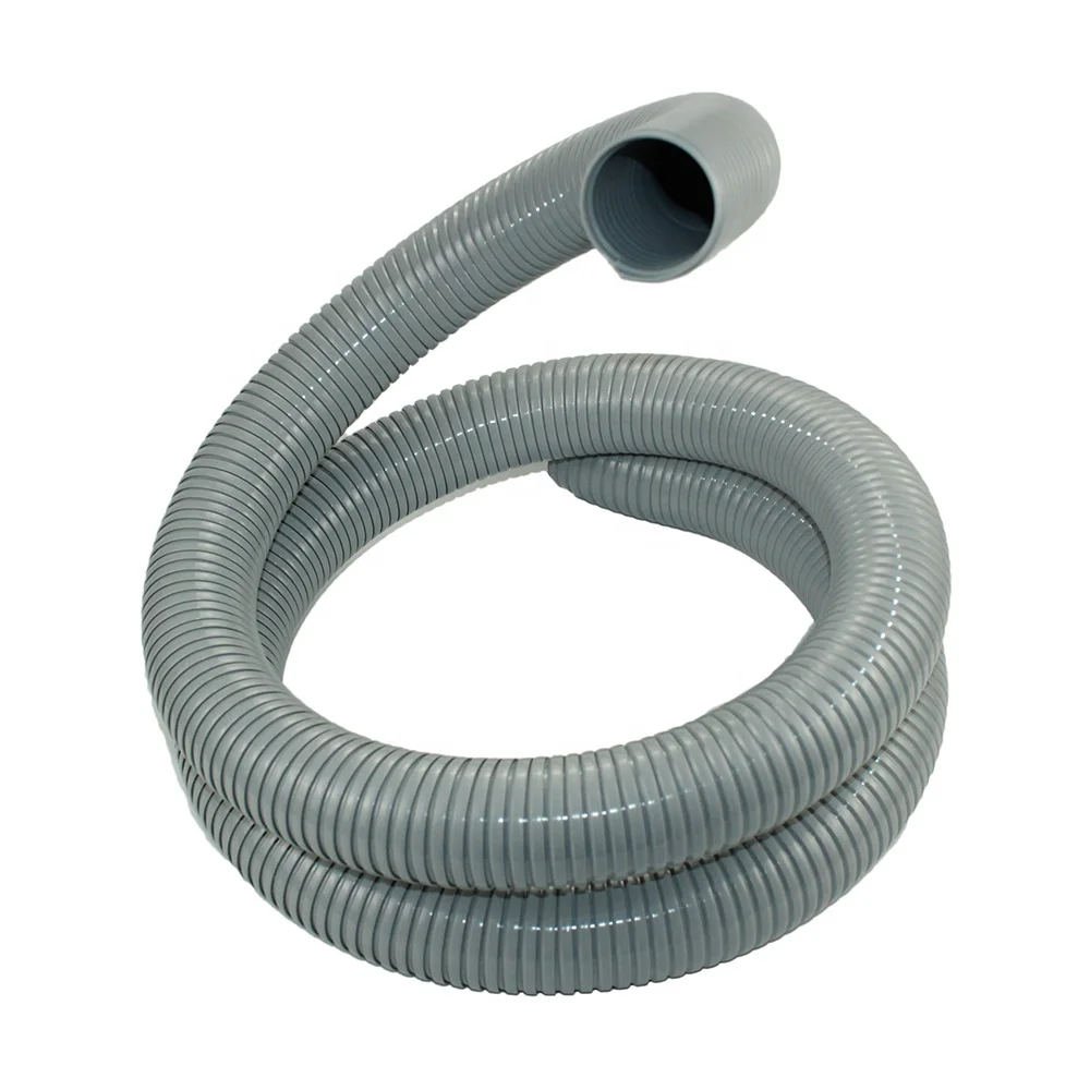 PVC Semi-Rigid Interlocked Flex Ducting Hose Plastic Tubes That Maintain Shape and Rigid Bend Interlocked Plastic Tubes