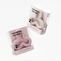 Набор мягких силиконовых детских прорезывателей для зубов Heorshe, жевательная игрушка для малышей