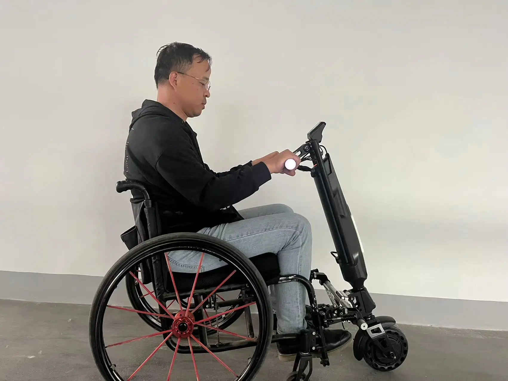 Mijo 36V 7.5Ah車椅子パワーアシストアタッチメント車椅子ハンド