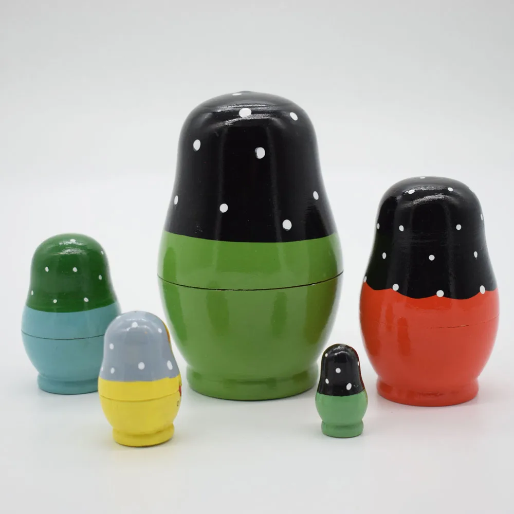 5 шт. детские куклы-матрешки