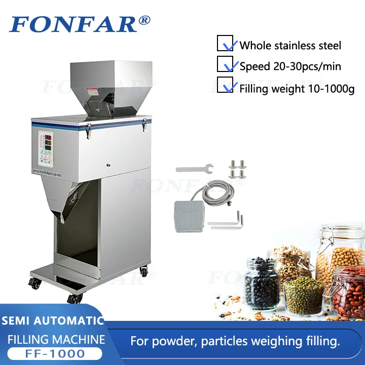 High Quality Semi Automatic Grain Doser Machine/pistachio Nuts Weighing Filling Machine with Factory Price