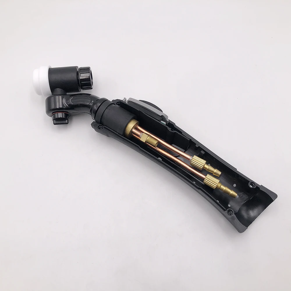 WP-18 Rotary Spin Water Cooled Argon Welding Torch Accessory 1/4-28 Thread TIG Torch with Rotating Head Burner Hose details