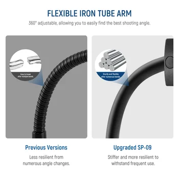NEEWER SP-09 2.56"-3.74" 360° Flexible Phone Holder product image
