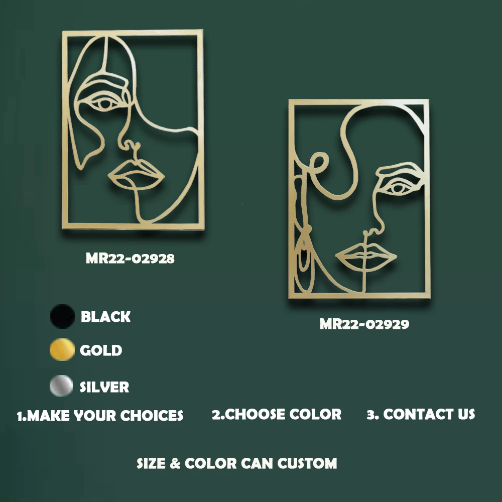 20x40cm Display Lobby Gold House Wrought Iron Interior Bedroom And