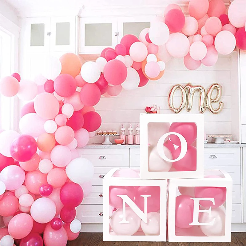 DECOR MY PARTY 1st Birthday Party Decoration Kit For Baby Girl