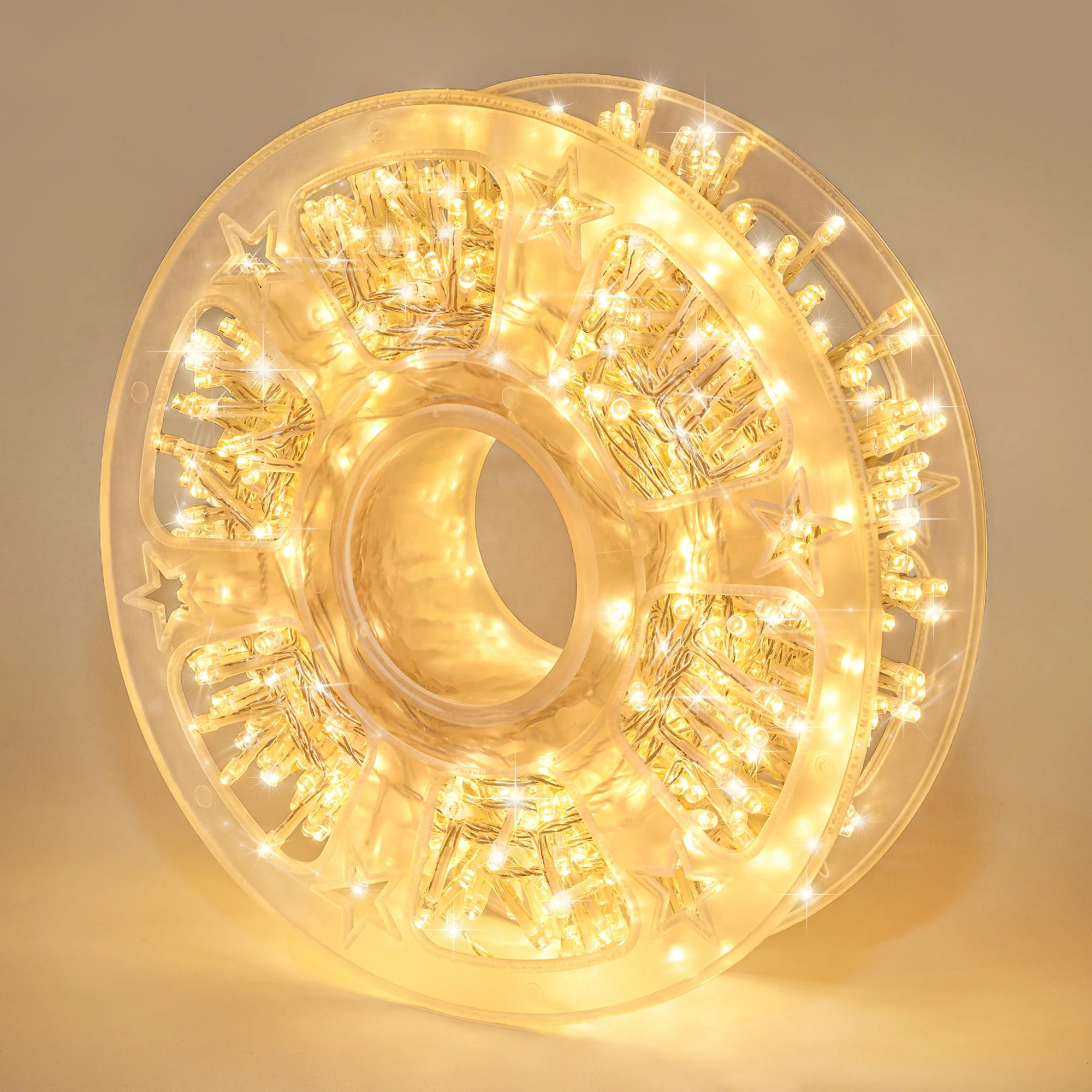 Guirnalda Navideña Con 80 Luces Led Cálidas Controlador De 8 Funciones, Ip44, Sirve Para