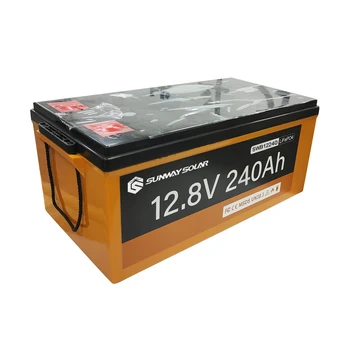 Rechargeable High Quality 12V 200Ah 250Ah LiFePO4 Lithium Battery For Solar Energy Storage Systems