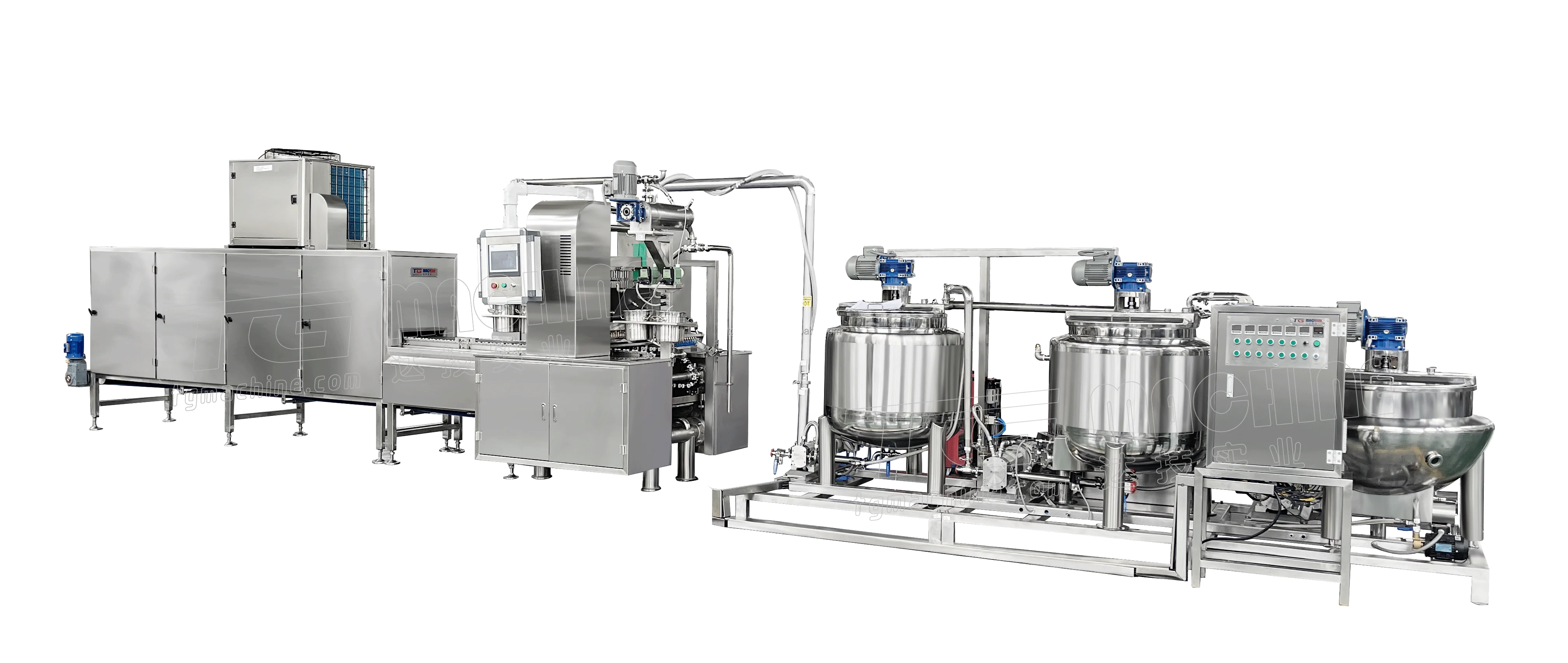 TG Machine Fully Automatic Starchless Candy Machine for Hard Candy and Deposited Jelly Candy