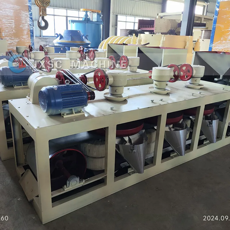 High Efficiency High Gauss Intensity Magnetic Separation Equipment Tin Tantalum Ore 3 Discs Magnetic Separator Factory Price