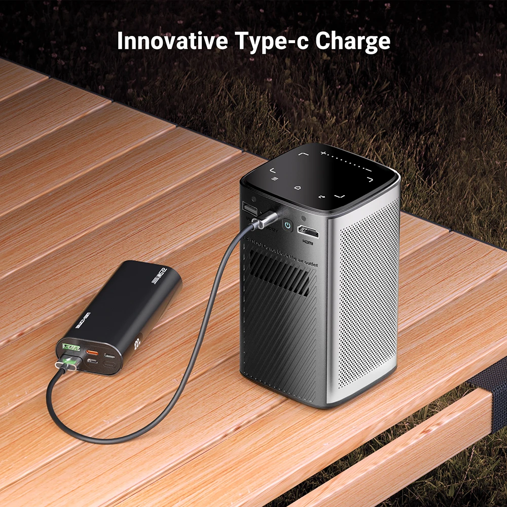 BYINTEK P70 3D 4Kワイヤレスプロジェクター4K DLPスマートモバイル