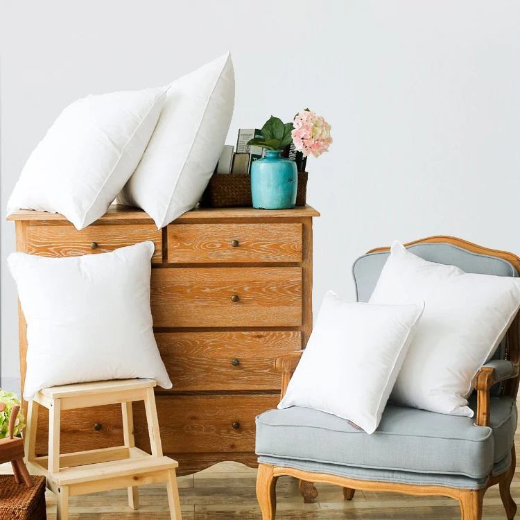Customized White Goose Duck Feather Down Pillow Inserts Five-Star