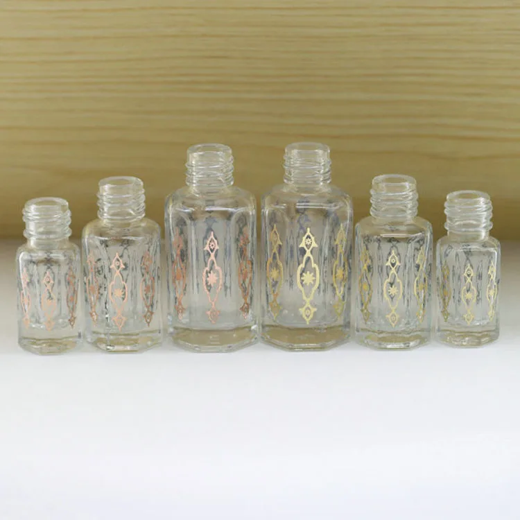 高級モダンアラビアンアラブドバイ香水ウードオイルガラスボトル